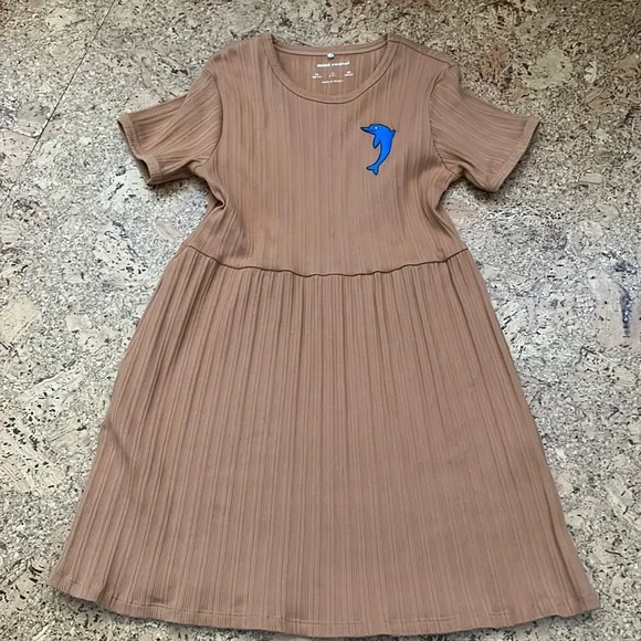 knee length dresses for ladies Mini Rodini Orca SP Tee main image 1